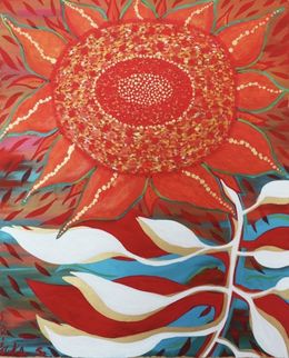 Gemälde, The Wishing Sunflower (Negau Himawari), Saki Otsuka