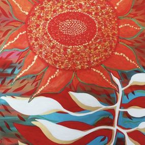 Painting, The Wishing Sunflower (Negau Himawari), Saki Otsuka