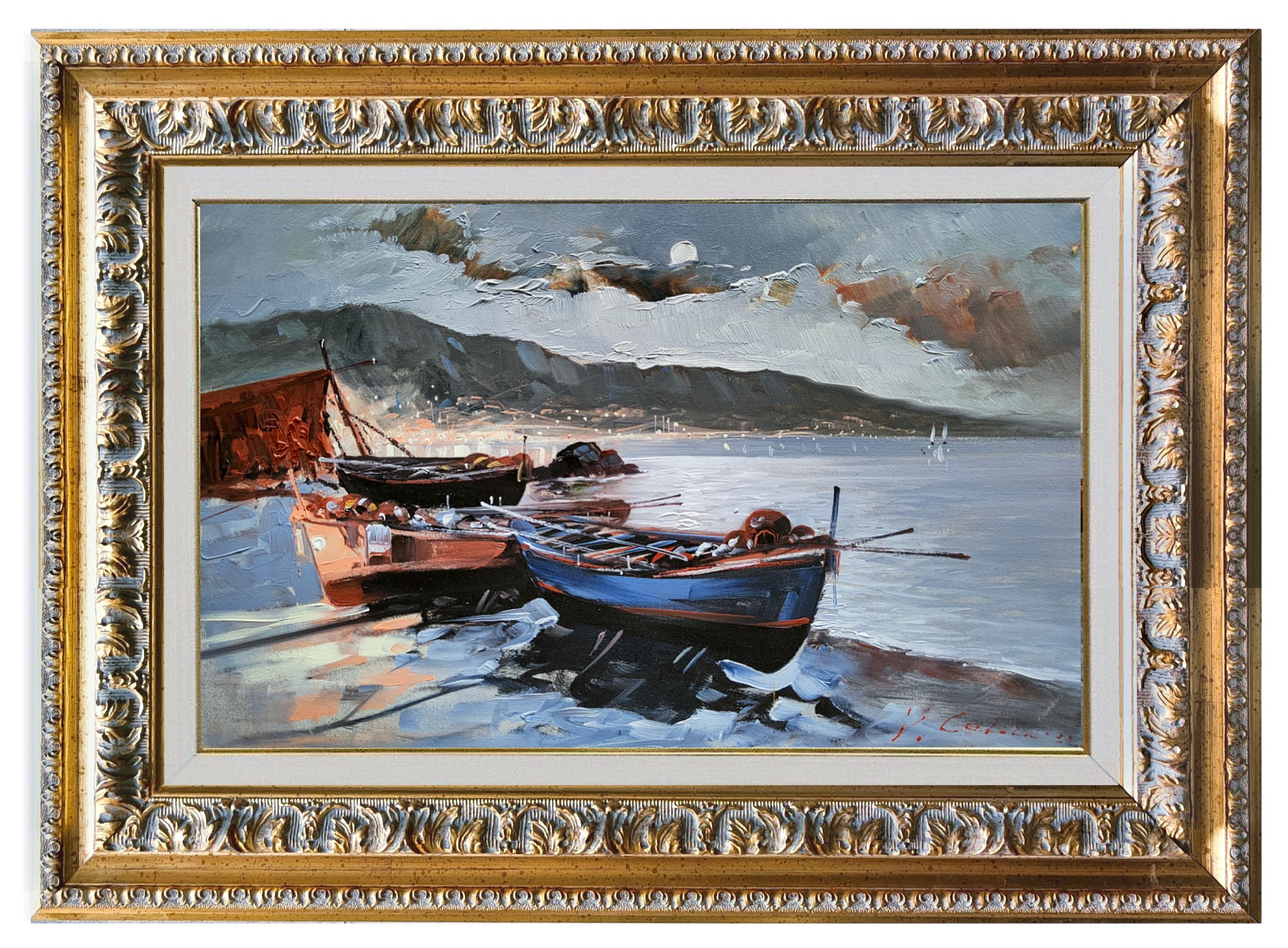 Vittorio Colucci, Boats at rest Vittorio Colucci, Boats at rest