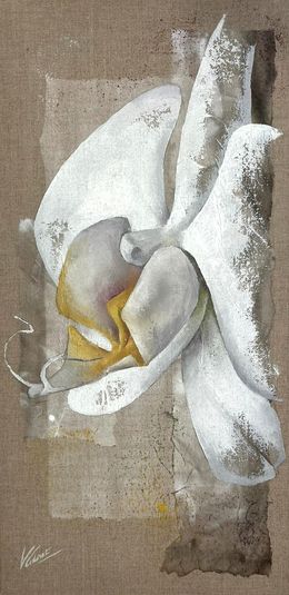 Peinture, Phalaenopsis, Virginie Cadoret