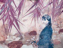Painting, Blue valentine, Marta Lafuente