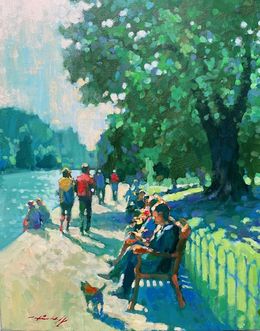 Painting, River Daydream, David Hinchliffe