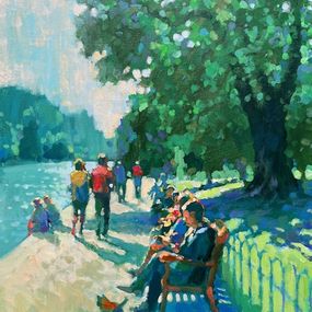 Painting, River Daydream, David Hinchliffe
