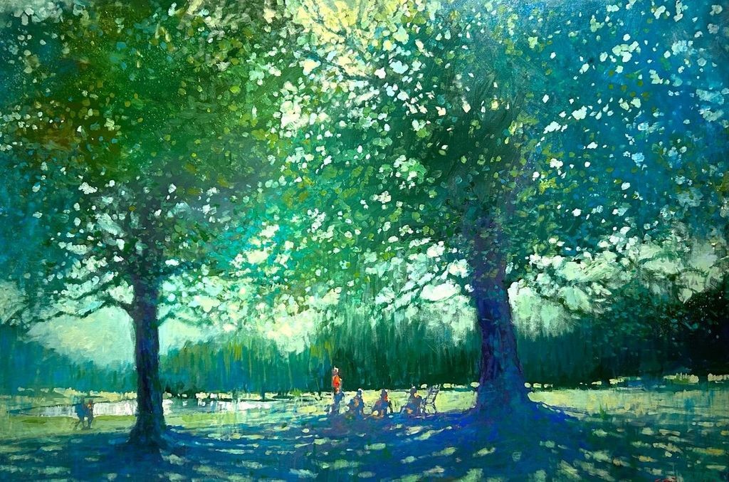David Hinchliffe, Spring Morning in Regents Park David Hinchliffe, Spring Morning in Regents Park
