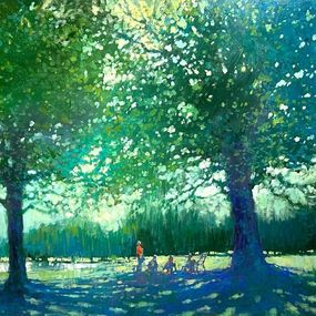 Painting, Spring Morning in Regents Park, David Hinchliffe