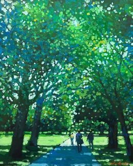 Painting, Study for Green Park, David Hinchliffe