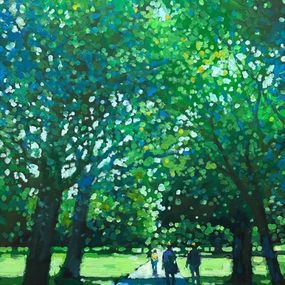 Pintura, Study for Green Park, David Hinchliffe