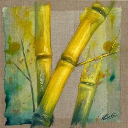 Peinture, Bambou VII, Virginie Cadoret