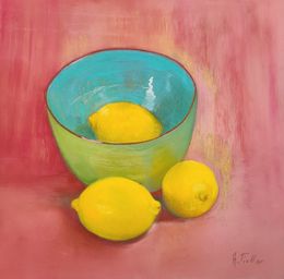 Dessin, Trois citrons, Agnès Tiollier