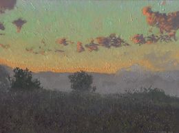 Painting, Foggy morning, Simon Kozhin