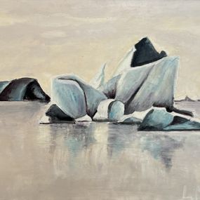 Painting, Fleur de glace, L. Mull