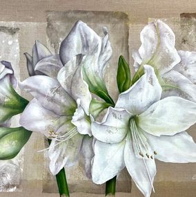 Peinture, Amarylis Blanc, Virginie Cadoret