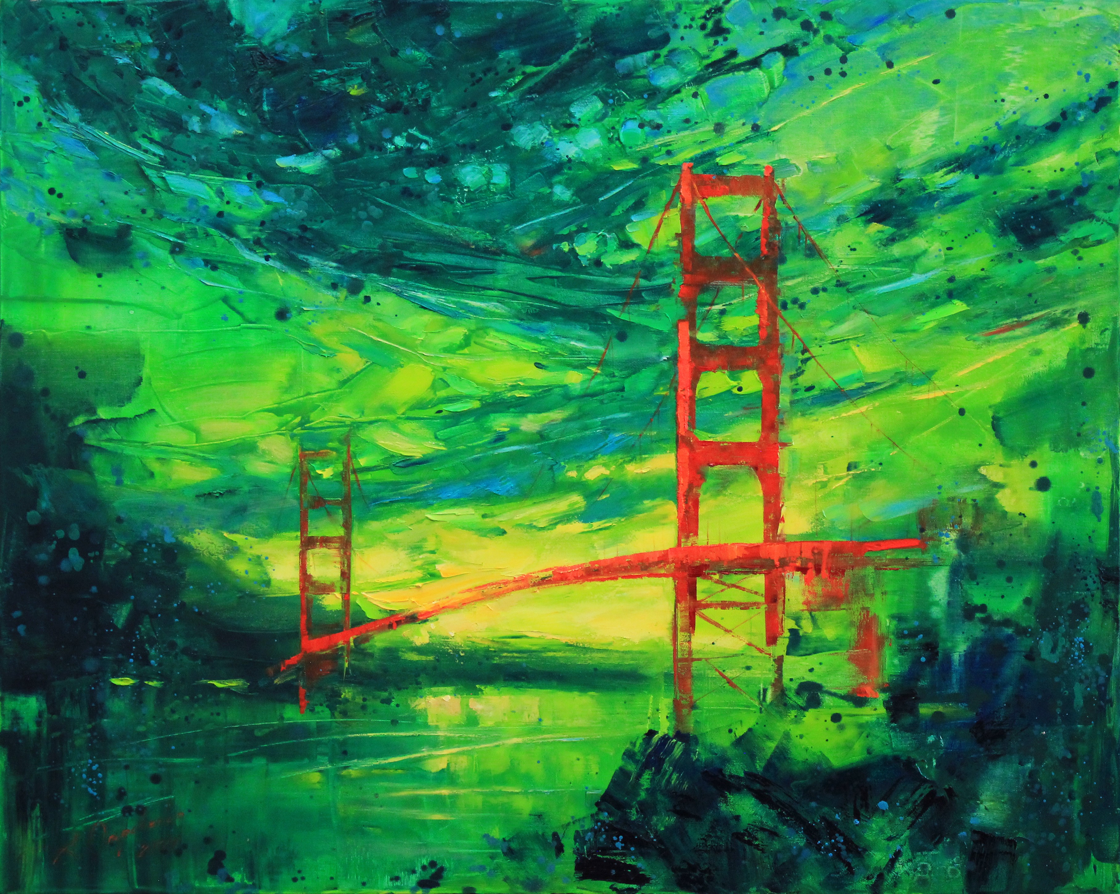 Alisa Onipchenko-Cherniakovska, World in green. San Francisco Alisa Onipchenko-Cherniakovska, World in green. San Francisco