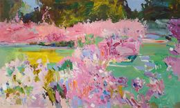 Gemälde, My Garden. Blooming Roses, Yehor Dulin