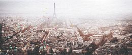 Photographie, Balloons over paris diamond dust (L), David Drebin