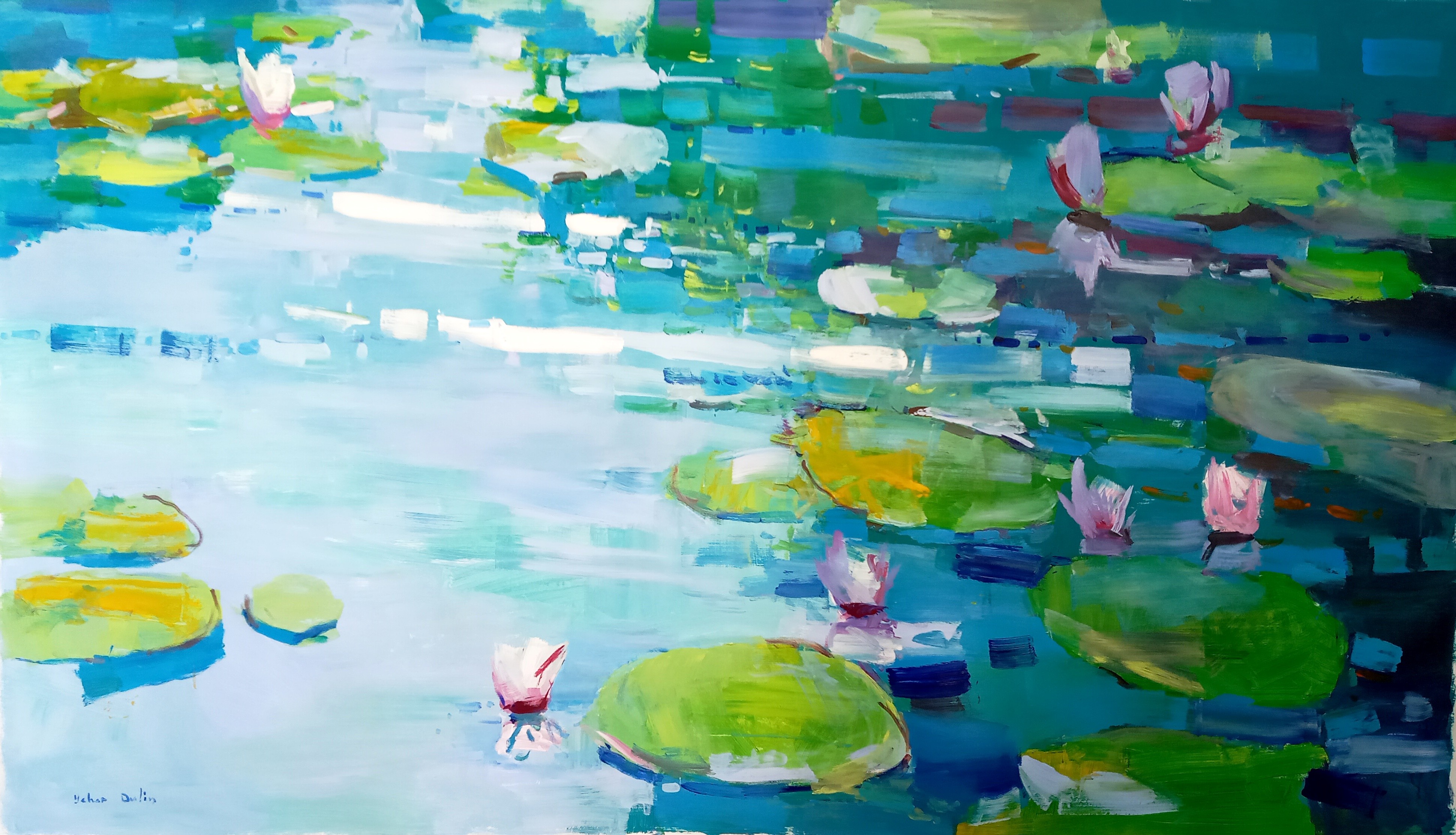 Yehor Dulin, Water Lilies on the Pond Yehor Dulin, Water Lilies on the Pond