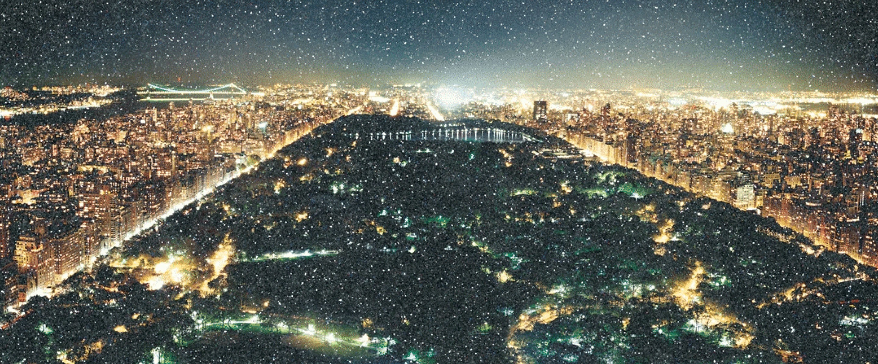David Drebin, Central park diamond dust (L) David Drebin, Central park diamond dust (L)
