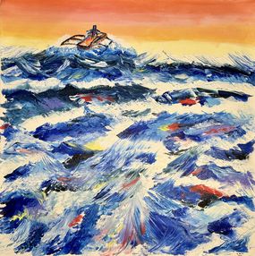 Gemälde, Sunset Waves, Inha Arceo