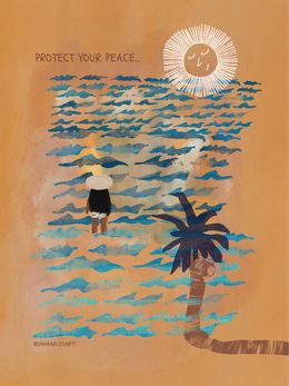Print, Protect your peace, Inha Arceo
