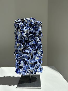 Sculpture, Sculpture Carbon Blue n°1, Tanc