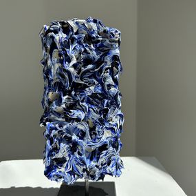 Sculpture, Sculpture Carbon Blue n°1, Tanc