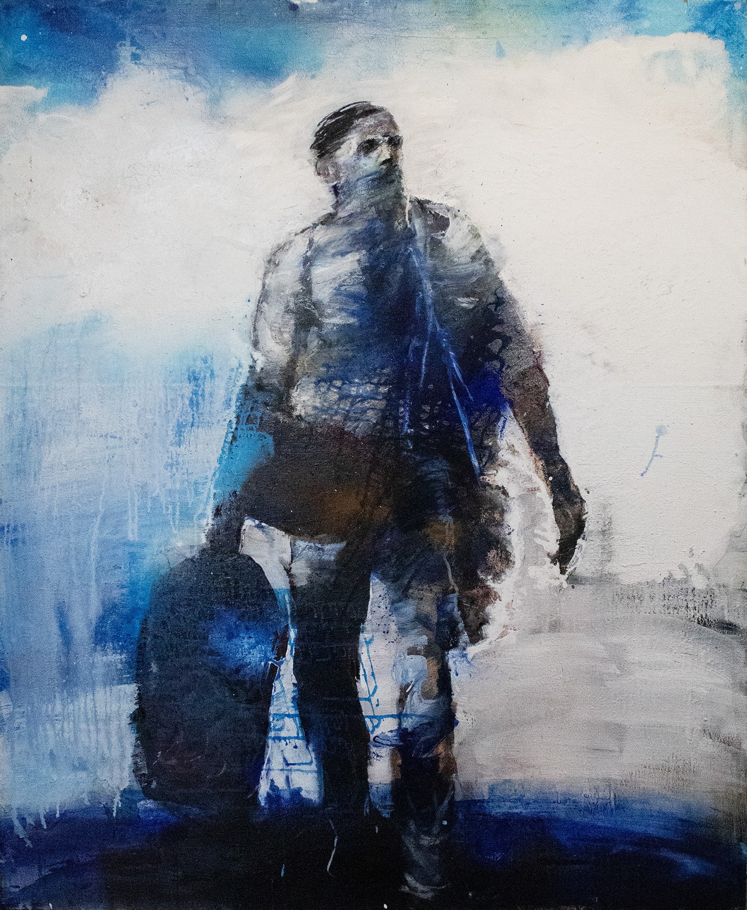 Christophe Hohler, La route, peinture sur toile Christophe Hohler, La route, peinture sur toile