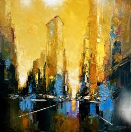 Painting, Urban sunshine, Daniel Castan