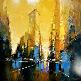 Painting, Urban sunshine, Daniel Castan