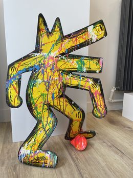 Sculpture, Inspiration Keith Haring, Robert Sgarra