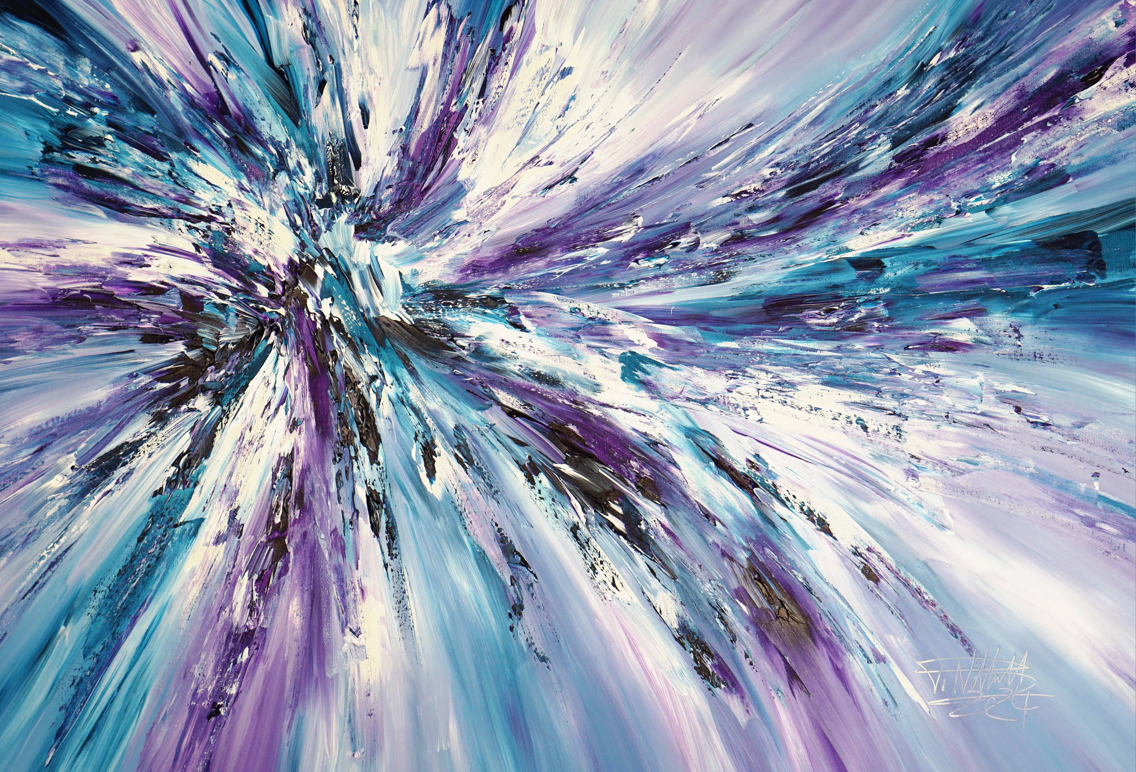 Peter Nottrott, Purple Turquoise Blue XL 2 Peter Nottrott, Purple Turquoise Blue XL 2