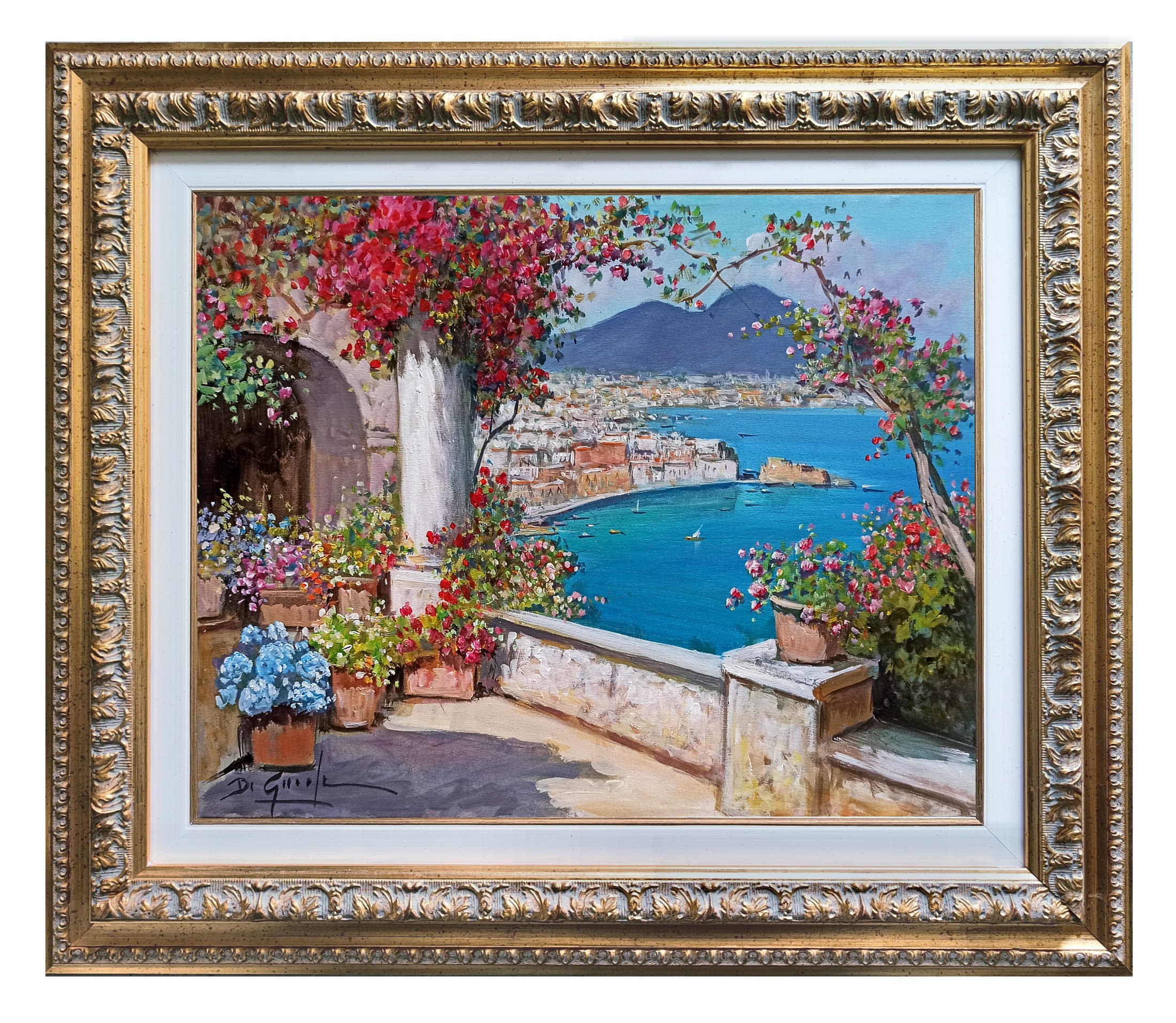 Gianni Di Guida, Window on Posillipo - Naples seaside & frame Gianni Di Guida, Window on Posillipo - Naples seaside & frame