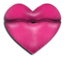 Sculpture, Lips & love - hot pink, David Drebin
