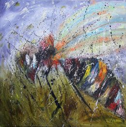 Painting, Flight of the Bee, Lilith Tonakanyan