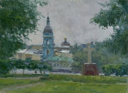 Painting, Church of Trinity in Serebryaniki, Simon Kozhin