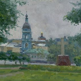 Painting, Church of Trinity in Serebryaniki, Simon Kozhin