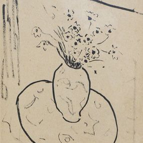 Dibujo, Bouquet de fleurs, Albert Marquet