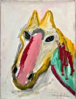Painting, Horse, Menashe Kadishman