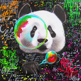Painting, Panda art, Vincent Bardou