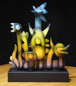 Sculpture, Tiny - Wild - Totem, Thierry Corpet