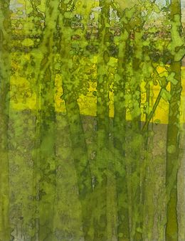 Gemälde, Le champ jaune, Gottfried Salzmann