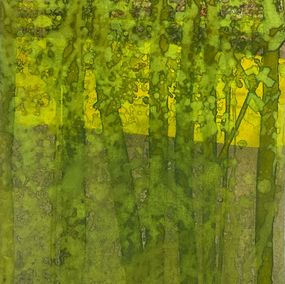 Painting, Le champ jaune, Gottfried Salzmann