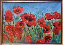 Painting, Poppies Red, Rakhmet Redzhepov (Ramzi)