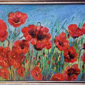 Gemälde, Poppies Red, Rakhmet Redzhepov (Ramzi)