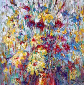 Peinture, Yellow Flowers, Rakhmet Redzhepov (Ramzi)