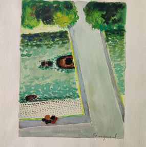 Gemälde, Canal, Jean-Pierre Cassigneul