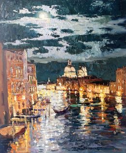Painting, Night Venice, Evgeny Chernyakovsky