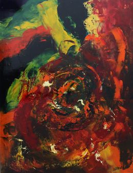 Peinture, L'oeil du cyclone, Edwige Leprin