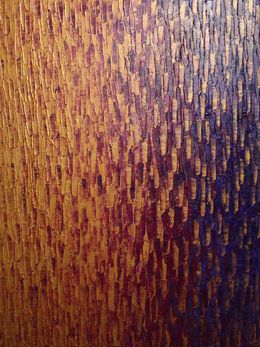 Gemälde, Fondu couleur cuivre magenta violet clair, Jonathan Pradillon