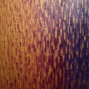 Peinture, Fondu couleur cuivre magenta violet clair, Jonathan Pradillon