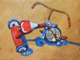 Painting, Nostalgic Wheels, Narek Qochunc